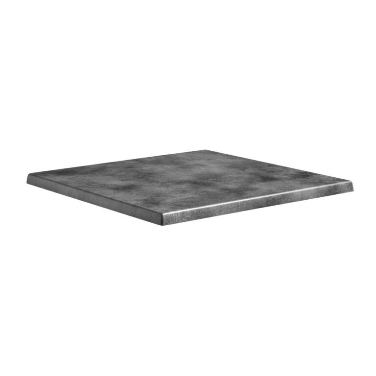 RESTAURANT TABLES - GREY MARBLE TABLE TOP 700X700. 6323